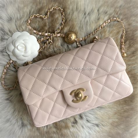 chanel pearl crush mini|Chanel mini flap bag outfit.